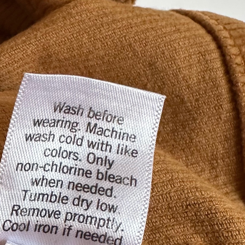 SO Button Down Corduroy Pinafore Dress Size Large Academia Cottagecore Retro - Picture 10 of 12